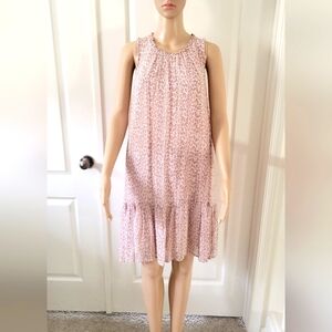 Anthropologie Natalie Flounced Tunic Dress Size M